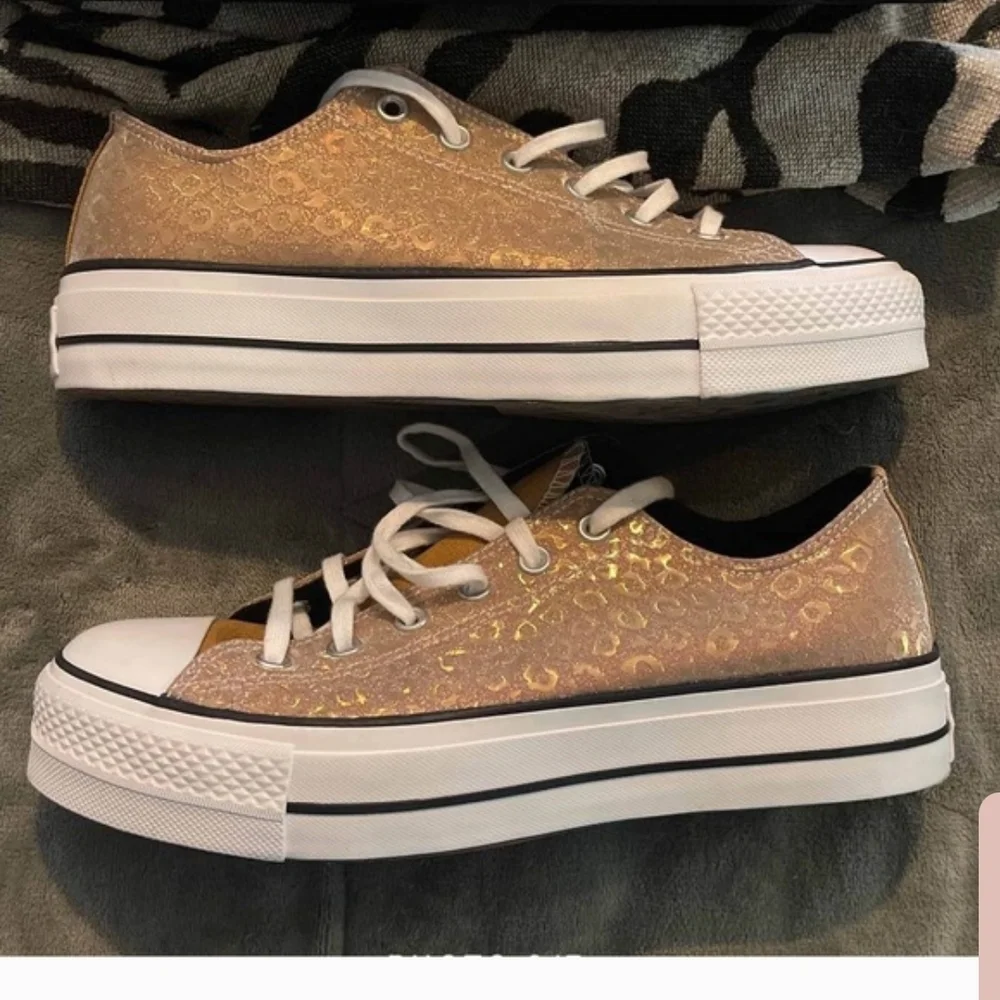 Converse All Star GOLD ✨ Sneakers Sz 6 - Picture 9 of 16
